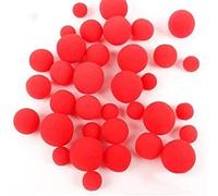 MOMOMAGE Super Soft Sponge Balls - Red Foam Balls 10 Pcs, 4.5 cm - Magic Tricks Appearing Vanish - Stage & Street Gimmick