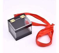 MOMOMAGE The Crystal Clear Switching Box Magic Tricks Prediction Box Magic Stage Close-up Street Accessories Illusion Gimmick Prop Comedy
