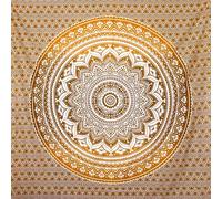 MOMOMUS Sandfree Extra Large Beach Towels for Adults - Mandala Style, Lightweight and Familiar - Sandproof Beach Blanket - Brown, 210 x 230 cm