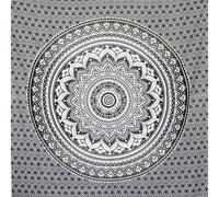 MOMOMUS Sandfree Extra Large Beach Towels for Adults - Mandala Style, Lightweight and Familiar - Sandproof Beach Blanket - Grey, 210 x 230 cm