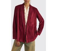 MOMONÌ Short Velvet Blazer with Shawl Collar - Size: 38 - female