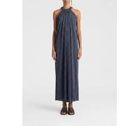 MOMONÌ Yuca Halter Neck Midi Tunic Dress Momoni in Viscose Lurex Blend - Size: 42 - female