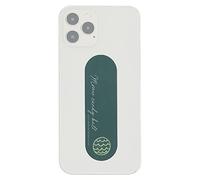 Momostick Flatstick Phonegrip Slim Wireless Charging, Two-Way Stand, Fold Flat, Car Mount,New Finger Grip for All Smartphones - Candy Ball Dark Green