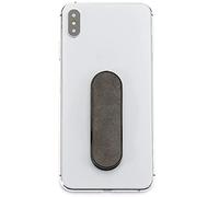 Momostick - The Original! Smartphone Finger Holder - Mobile Phone Finger Holder Mobile Phone Holder Stand Grip - Mobile Phone Ring for iPhone Samsung Huawei (Suede Series - Grey)