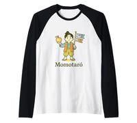 Momotaro The Peach-Born Hero Raglan Baseball Tee