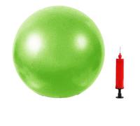 MOMPLUS Exercise Pilates Mini Yoga Balls Barre Small for Home Stability Squishy Training Physical Therapy Improves Balance with Pump(Green, 6 Inch)