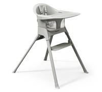 Mompush Olli 7-in-1 Convertible High Chair for Babies and Toddlers - Adjustable Height & Footrest, Dishwasher-Safe Tray, Compact Foldable Design for Easy Storage & Travel, Lightweight Yet Durable