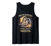 Moms are Like Dragons Strong Protective Fantasy Funny Tank Top
