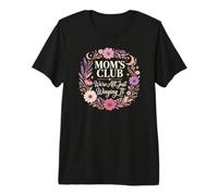 Mom's Club: We're All Just Winging It Funny Mom Premium T-Shirt