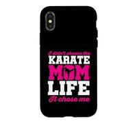 Moms Day | I Didn’t Choose The Karate Mom Life It Chose Me Case for iPhone X/XS