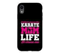 Moms Day | I Didn’t Choose The Karate Mom Life It Chose Me Case for iPhone XR