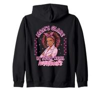 Mom's Glare Is Your Real Nightmare Graphic Zip Hoodie