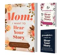 Mom's Guide Diary - A reflective notes memory book designed for mothers to share their life stories and love.