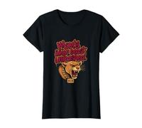 Mom's Inner Beast Lioness Graffiti Art Maroon Gold T-Shirt