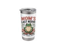 Mom's Last Nerve Frog Gardener Seeds Stress Blooms Stainless Steel Insulated Tumbler