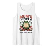 Mom's Last Nerve Frog Gardener Seeds Stress Blooms Tank Top