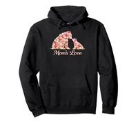 Mom's Love Floral Mama Bear Spring Mother's Day Pullover Hoodie