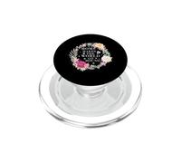 Moms Make The World Go Round Floral Circle PopSockets PopGrip for MagSafe