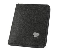 Mom's Organiser 'Little Heart' with Zip (Colour Selectable) | Cover A5 for Maternity Passport & Us Book Made of Felt