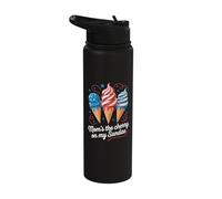 Mom's The Cherry on My Sundae. Stainless Steel Insulated Water Bottle