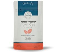 Momstead Restore and Recover Postpartum Support Herbal Tea | Tropical Vanilla Flavor | Nursing Friendly | Postpartum Recovery
