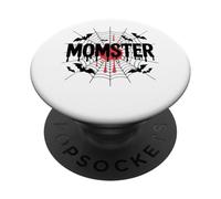 Momster Halloween Bats Spider Web Creepy PopSockets Adhesive PopGrip