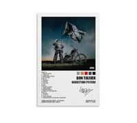 MOMYO Don Poster Toliver Hardstone Psycho Music Album Cover Posters for Room Canvas Wall Art Bedroom Decor 12x18inch(30x45cm), Unframe-style-8