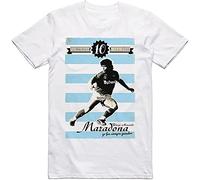 MOMYXCJQ ASWF T Shirt Man Maradona Napoli Scudetto Argentina Dios 10 Mexico 86 Seville(Medium)