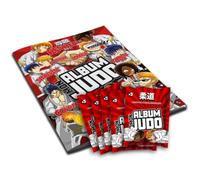 Mon Album Judo - Album + 3 Stickers - Collection 64 Stickers (Including 5 Holographics) - 8 Stickers Per Pack - Techniques Belts Yellow to Blue