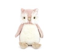 MON AMI Ava the Owl Stuffed Animal 9"/23cm | Soft Blush Owl Plushie with Floppy Wings | Cuddly Toy for All Ages for Snuggles, Playtime & Nursery Décor