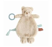 MON AMI Baldwin Bear Silicone Teether Baby Blanket 12"/30.5cms | Soft Security Blanket & Teething Toy for Newborn, Infant & Toddler | Plush Comforter Essentials