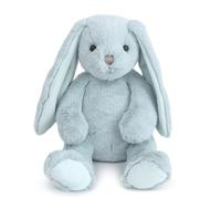 MON AMI Charlie The Bunny 13-Inch Stuffed Rabbit, Soft Blue Plush Toy