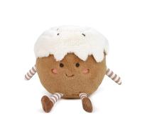 MON AMI Cinnamon Bun Plush Toy 7"/18cm | Food Plushie with Icing Drizzle | Soft Breakfast Roll Stuffed Plush Playful Home Décor for All Ages