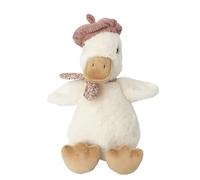 MON AMI Colette the Duck Stuffed Animal 12"/30cm | Soft Plushie with Mauve Beret & Floral Scarf | Cuddly Stuffed Toy for All Ages | Gift for Snuggles, Play & Comfort