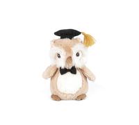 MON AMI Graduate Owl Plush Toy | 8 Inch Soft Stuffed Animal | Cute Owl Doll with Graduation Cap and Bow Tie | Cuddly Plush for Kids Babies Toddlers | Nursery Decor Graduation Gift Celebration Toy