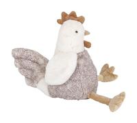 MON AMI Hester the Hen Stuffed Animal 13"/33cm | Soft Farm Animal Plushie in Cream & Cocoa | Cuddly Chicken Toy for All Ages | Thoughtful Gift for Snuggles & Playtime