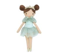 MON AMI Joelle The Princess Pocket Doll 10"/25.4 cm | Soft Plushie with Crown & Sparkly Dress | Mini Cuddly Doll for Playtime, Travel & All Ages