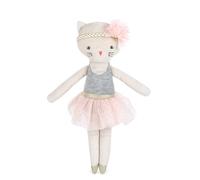 MON AMI Kacie Kitty Ballerina 9-Inch Stuffed Doll, Cat Plush Toy Girls