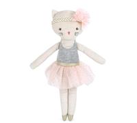 MON AMI Kacie the Kitty Ballerina Animal Doll 9"/23 cm | Soft Stuffed Cat Plushie with Pink Tulle Dress | Ballet-Themed Plush Toy for Snuggles, Gifting & All Ages