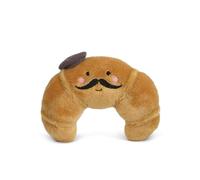 MON AMI Monsieur Croissant Plushie Toy 7"/17.5 cm | Soft Stuffed Croissant with Beret & Mustache | Cute French-Inspired Plush Toy Gift for Kids, Toddlers & All Ages