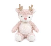 MON AMI Noelle the Reindeer Stuffed Animal 12"/30cm | Soft Pink Plushie for All Ages | Gentle & Cuddly Reindeer Toy for Snuggles, Décor & Everyday Comfort