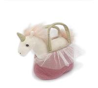 MON AMI Ophelia Unicorn Plush Toy & Carrier Purse 7"/17.5cm | Detachable Stuffed Animal in Velour Bag | Soft Unicorn Plushie Gift for All Ages | Perfect for Playtime & On-the-Go Fun