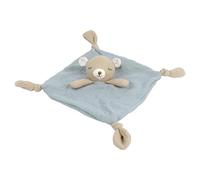MON AMI Petit Bear Knotted Security Blanket 10"/25.5cms | Soft Cotton Baby Blanket & Comforter | Perfect Lovey for Newborn, Infant & Toddler
