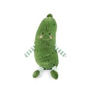 MON AMI Petit Pickle Stuffed Plushie 9"/23cm | Soft & Quirky Pickle Plush Toy with Embroidered Freckles & Striped Arms | Whimsical Soft Toy & Fun Gift for All Ages