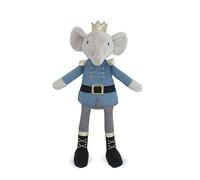 MON AMI Prince Earl Elephant Animal Doll 12"/30 cm | Soft Stuffed Elephant Plushie with Regal Outfit & Crown | Royal Plush Toy for Snuggles, Pretend Play & All Ages