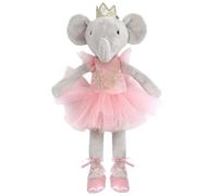 MON AMI Princess Evelyn Elephant Animal Doll 12"/30 cm | Soft Stuffed Elephant Plushie with Crown & Tulle Skirt | Royal Plush Toy for Snuggles, Gifting & All Ages