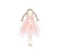 MON AMI Princess Madeline Plushie Doll 15"/38 cm | Soft Stuffed Princess Toy in Pink Tulle Gown with Golden Stars & Crown | Elegant Plushie Gift for Playtime, Snuggles & All Ages