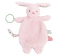 MON AMI Rosie Bunny Teether Lovey, 12-Inch Baby Security Blanket Gift
