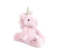 MON AMI Shyla The Unicorn Stuffed Animal 11"/28cm | Pink Plushie with Golden Horn | Soft Cuddly Unicorn Toy for All Ages | Magical Gift & Nursery Room Plush Decor