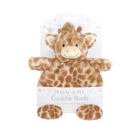 MON AMI Tally the Giraffe Cuddle Bud 9"/23cm | Soft Plush Toy with Removable Heat & Cool Pack | Microwavable Comfort Plushie for All Ages | Made for Relaxation & Soothing